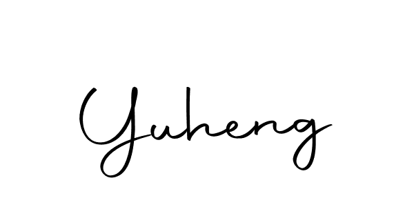 How to make Yuheng signature? Autography-DOLnW is a professional autograph style. Create handwritten signature for Yuheng name. Yuheng signature style 10 images and pictures png