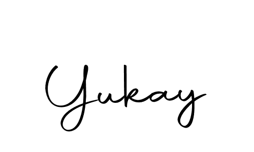 Make a beautiful signature design for name Yukay. With this signature (Autography-DOLnW) style, you can create a handwritten signature for free. Yukay signature style 10 images and pictures png