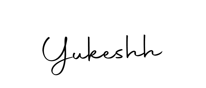 Design your own signature with our free online signature maker. With this signature software, you can create a handwritten (Autography-DOLnW) signature for name Yukeshh. Yukeshh signature style 10 images and pictures png