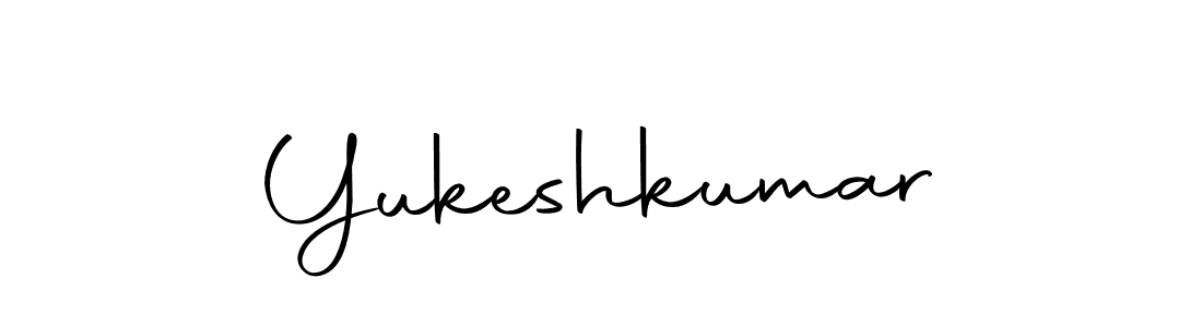Design your own signature with our free online signature maker. With this signature software, you can create a handwritten (Autography-DOLnW) signature for name Yukeshkumar. Yukeshkumar signature style 10 images and pictures png