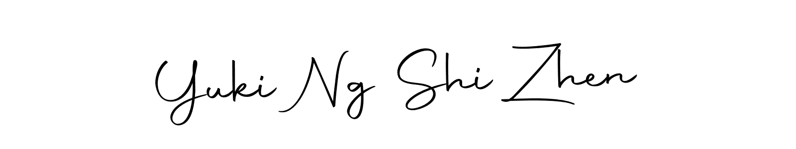 Yuki Ng Shi Zhen stylish signature style. Best Handwritten Sign (Autography-DOLnW) for my name. Handwritten Signature Collection Ideas for my name Yuki Ng Shi Zhen. Yuki Ng Shi Zhen signature style 10 images and pictures png