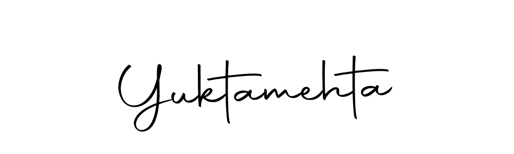 if you are searching for the best signature style for your name Yuktamehta. so please give up your signature search. here we have designed multiple signature styles  using Autography-DOLnW. Yuktamehta signature style 10 images and pictures png