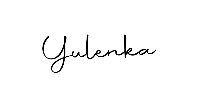 You can use this online signature creator to create a handwritten signature for the name Yulenka. This is the best online autograph maker. Yulenka signature style 10 images and pictures png