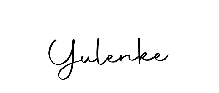 Create a beautiful signature design for name Yulenke. With this signature (Autography-DOLnW) fonts, you can make a handwritten signature for free. Yulenke signature style 10 images and pictures png