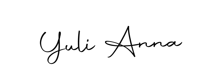if you are searching for the best signature style for your name Yuli Anna. so please give up your signature search. here we have designed multiple signature styles  using Autography-DOLnW. Yuli Anna signature style 10 images and pictures png
