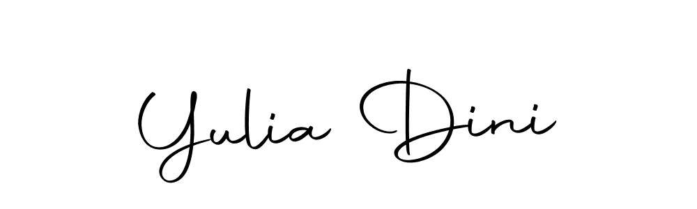 Here are the top 10 professional signature styles for the name Yulia Dini. These are the best autograph styles you can use for your name. Yulia Dini signature style 10 images and pictures png