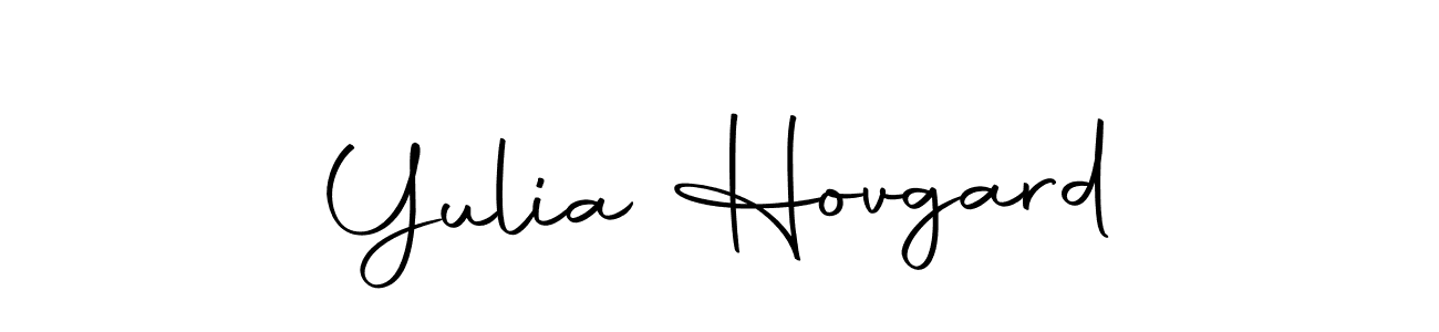 How to make Yulia Hovgard signature? Autography-DOLnW is a professional autograph style. Create handwritten signature for Yulia Hovgard name. Yulia Hovgard signature style 10 images and pictures png