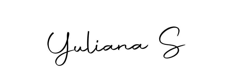 Also we have Yuliana S name is the best signature style. Create professional handwritten signature collection using Autography-DOLnW autograph style. Yuliana S signature style 10 images and pictures png