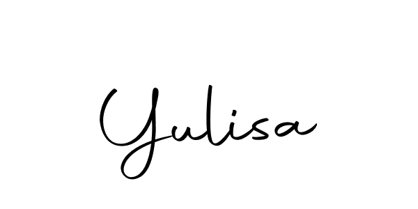 The best way (Autography-DOLnW) to make a short signature is to pick only two or three words in your name. The name Yulisa include a total of six letters. For converting this name. Yulisa signature style 10 images and pictures png
