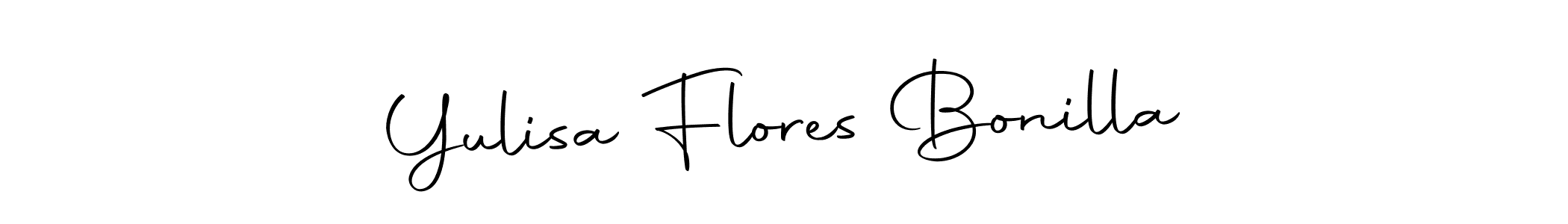 The best way (Autography-DOLnW) to make a short signature is to pick only two or three words in your name. The name Yulisa Flores Bonilla include a total of six letters. For converting this name. Yulisa Flores Bonilla signature style 10 images and pictures png