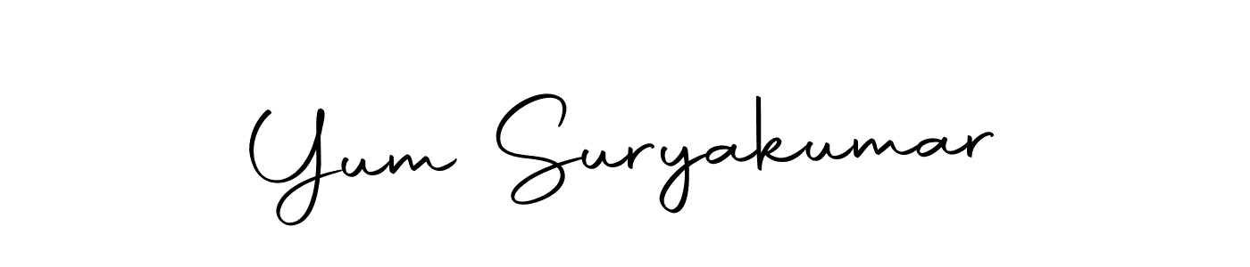 How to make Yum Suryakumar signature? Autography-DOLnW is a professional autograph style. Create handwritten signature for Yum Suryakumar name. Yum Suryakumar signature style 10 images and pictures png