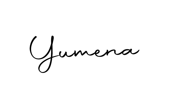 Yumena stylish signature style. Best Handwritten Sign (Autography-DOLnW) for my name. Handwritten Signature Collection Ideas for my name Yumena. Yumena signature style 10 images and pictures png