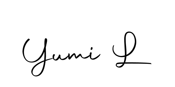 This is the best signature style for the Yumi L name. Also you like these signature font (Autography-DOLnW). Mix name signature. Yumi L signature style 10 images and pictures png