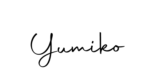 Create a beautiful signature design for name Yumiko. With this signature (Autography-DOLnW) fonts, you can make a handwritten signature for free. Yumiko signature style 10 images and pictures png