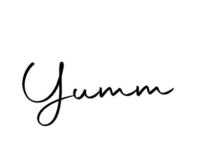if you are searching for the best signature style for your name Yumm. so please give up your signature search. here we have designed multiple signature styles  using Autography-DOLnW. Yumm signature style 10 images and pictures png
