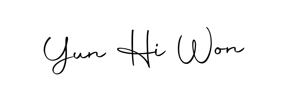 Also we have Yun Hi Won name is the best signature style. Create professional handwritten signature collection using Autography-DOLnW autograph style. Yun Hi Won signature style 10 images and pictures png
