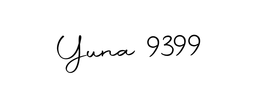 Make a beautiful signature design for name Yuna 9399. With this signature (Autography-DOLnW) style, you can create a handwritten signature for free. Yuna 9399 signature style 10 images and pictures png