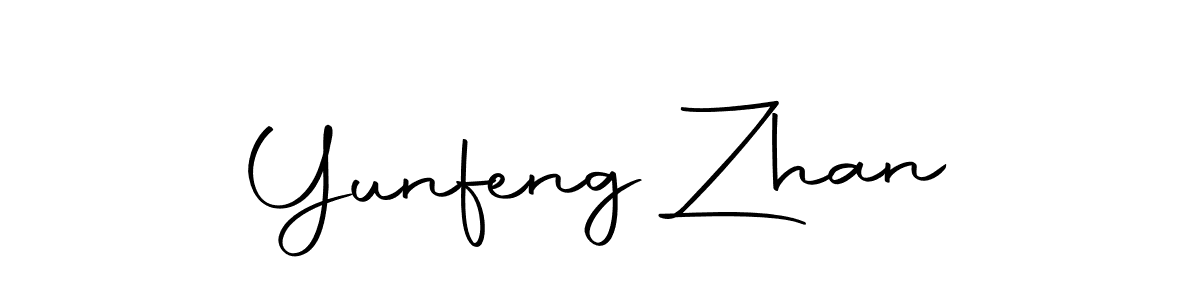 Make a beautiful signature design for name Yunfeng Zhan. Use this online signature maker to create a handwritten signature for free. Yunfeng Zhan signature style 10 images and pictures png