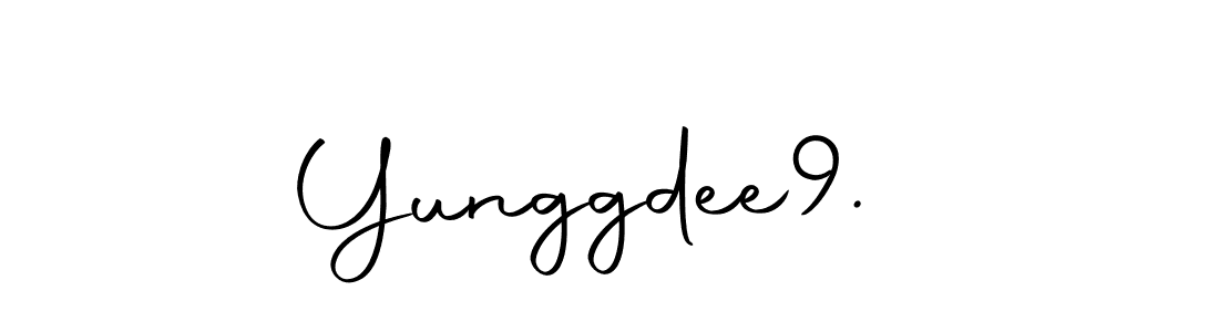 Make a beautiful signature design for name Yunggdee9. . With this signature (Autography-DOLnW) style, you can create a handwritten signature for free. Yunggdee9.  signature style 10 images and pictures png