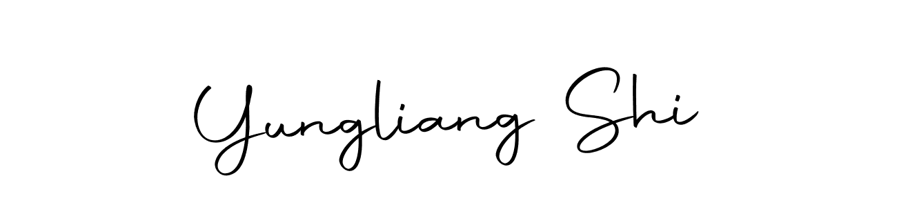How to make Yungliang Shi signature? Autography-DOLnW is a professional autograph style. Create handwritten signature for Yungliang Shi name. Yungliang Shi signature style 10 images and pictures png