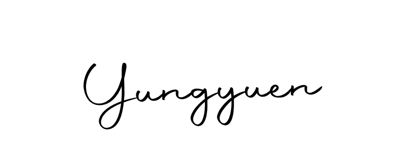 How to make Yungyuen signature? Autography-DOLnW is a professional autograph style. Create handwritten signature for Yungyuen name. Yungyuen signature style 10 images and pictures png