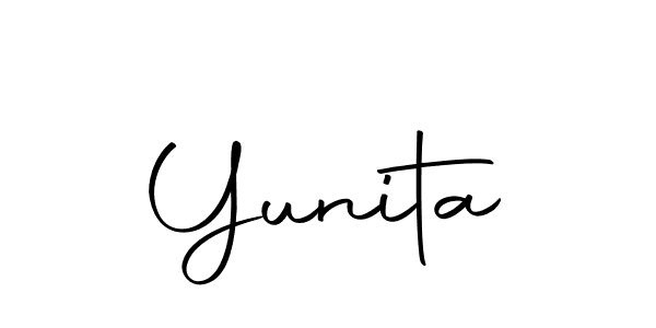 Yunita stylish signature style. Best Handwritten Sign (Autography-DOLnW) for my name. Handwritten Signature Collection Ideas for my name Yunita. Yunita signature style 10 images and pictures png