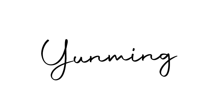 How to make Yunming signature? Autography-DOLnW is a professional autograph style. Create handwritten signature for Yunming name. Yunming signature style 10 images and pictures png