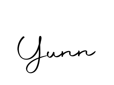 Make a beautiful signature design for name Yunn. Use this online signature maker to create a handwritten signature for free. Yunn signature style 10 images and pictures png