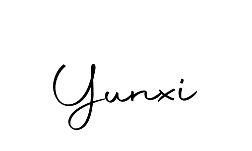 Similarly Autography-DOLnW is the best handwritten signature design. Signature creator online .You can use it as an online autograph creator for name Yunxi. Yunxi signature style 10 images and pictures png