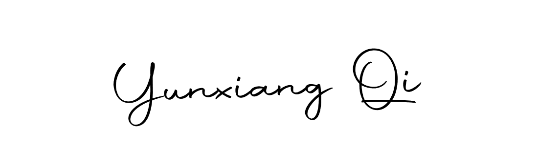 You can use this online signature creator to create a handwritten signature for the name Yunxiang Qi. This is the best online autograph maker. Yunxiang Qi signature style 10 images and pictures png