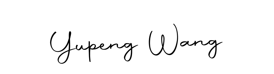 Yupeng Wang stylish signature style. Best Handwritten Sign (Autography-DOLnW) for my name. Handwritten Signature Collection Ideas for my name Yupeng Wang. Yupeng Wang signature style 10 images and pictures png
