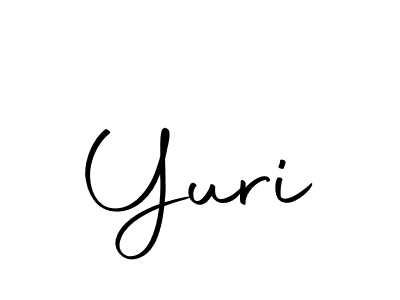 Create a beautiful signature design for name Yuri. With this signature (Autography-DOLnW) fonts, you can make a handwritten signature for free. Yuri signature style 10 images and pictures png