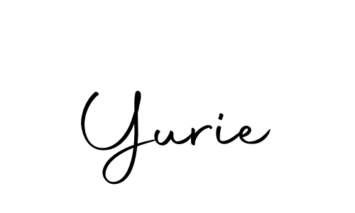 Create a beautiful signature design for name Yurie. With this signature (Autography-DOLnW) fonts, you can make a handwritten signature for free. Yurie signature style 10 images and pictures png