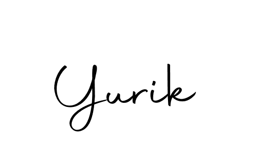 Make a beautiful signature design for name Yurik. With this signature (Autography-DOLnW) style, you can create a handwritten signature for free. Yurik signature style 10 images and pictures png