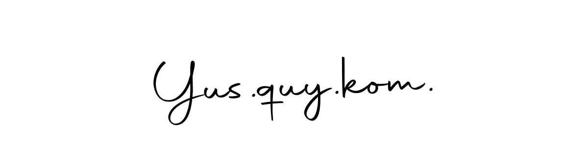 Design your own signature with our free online signature maker. With this signature software, you can create a handwritten (Autography-DOLnW) signature for name Yus.quy.kom.. Yus.quy.kom. signature style 10 images and pictures png