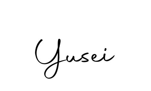 Use a signature maker to create a handwritten signature online. With this signature software, you can design (Autography-DOLnW) your own signature for name Yusei. Yusei signature style 10 images and pictures png