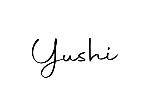 The best way (Autography-DOLnW) to make a short signature is to pick only two or three words in your name. The name Yushi include a total of six letters. For converting this name. Yushi signature style 10 images and pictures png