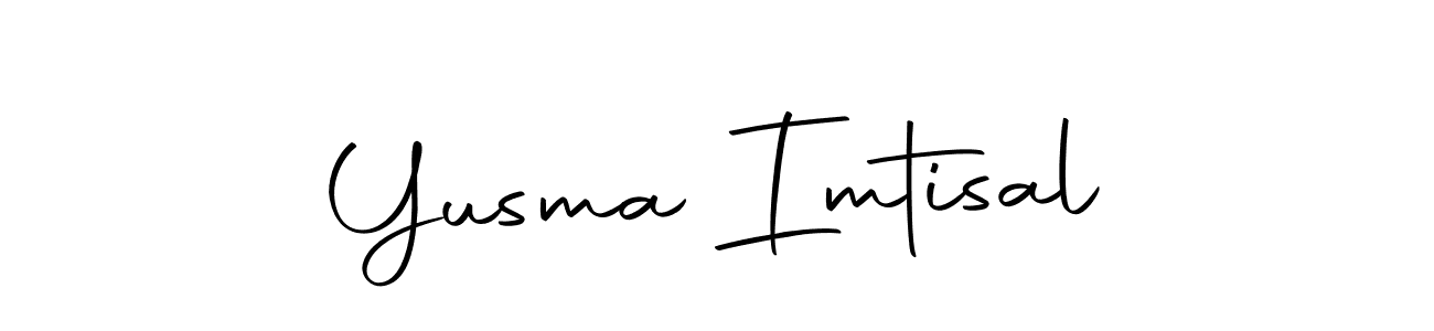 Also we have Yusma Imtisal name is the best signature style. Create professional handwritten signature collection using Autography-DOLnW autograph style. Yusma Imtisal signature style 10 images and pictures png