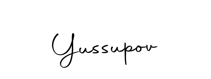 if you are searching for the best signature style for your name Yussupov. so please give up your signature search. here we have designed multiple signature styles  using Autography-DOLnW. Yussupov signature style 10 images and pictures png