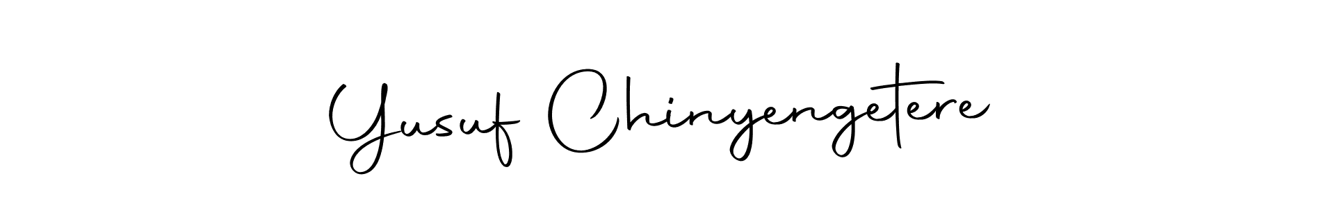 Make a beautiful signature design for name Yusuf Chinyengetere. With this signature (Autography-DOLnW) style, you can create a handwritten signature for free. Yusuf Chinyengetere signature style 10 images and pictures png