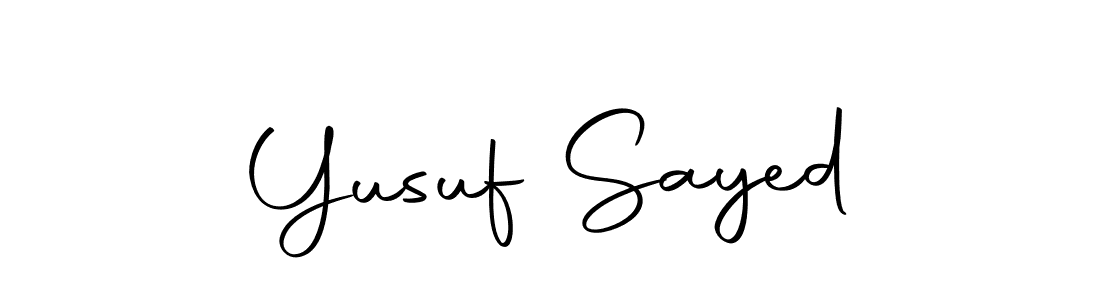 How to make Yusuf Sayed signature? Autography-DOLnW is a professional autograph style. Create handwritten signature for Yusuf Sayed name. Yusuf Sayed signature style 10 images and pictures png