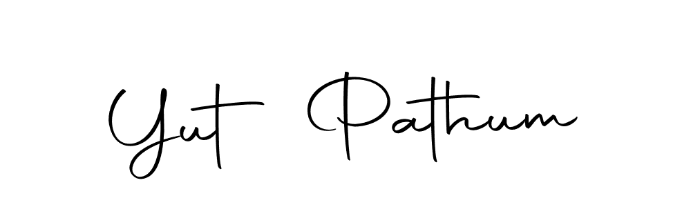 Here are the top 10 professional signature styles for the name Yut Pathum. These are the best autograph styles you can use for your name. Yut Pathum signature style 10 images and pictures png