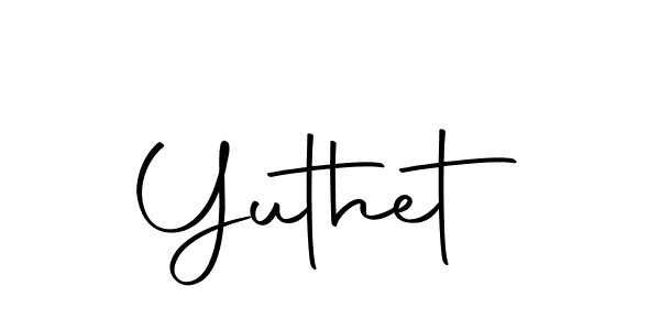 Make a beautiful signature design for name Yuthet. Use this online signature maker to create a handwritten signature for free. Yuthet signature style 10 images and pictures png