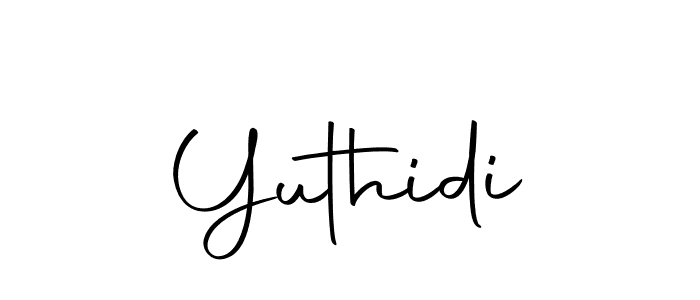 Yuthidi stylish signature style. Best Handwritten Sign (Autography-DOLnW) for my name. Handwritten Signature Collection Ideas for my name Yuthidi. Yuthidi signature style 10 images and pictures png