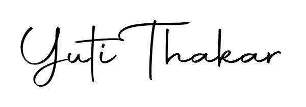 The Autography-DOLnW lettering style adds unique flourish to name Yuti Thakar. Stand out with a custom digital autograph made in seconds. Yuti Thakar signature style 10 images and pictures png