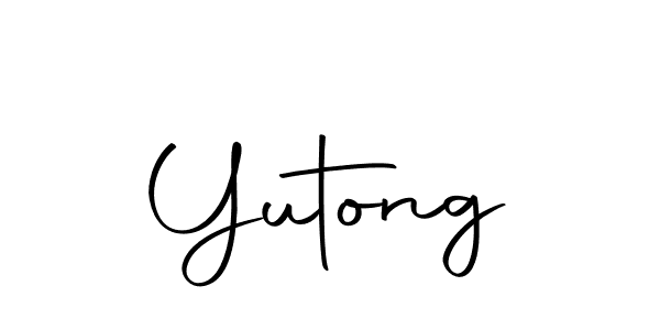 This is the best signature style for the Yutong name. Also you like these signature font (Autography-DOLnW). Mix name signature. Yutong signature style 10 images and pictures png