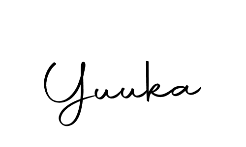 How to make Yuuka signature? Autography-DOLnW is a professional autograph style. Create handwritten signature for Yuuka name. Yuuka signature style 10 images and pictures png