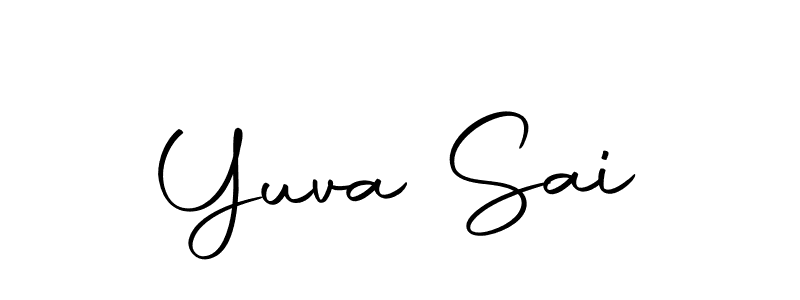 Yuva Sai stylish signature style. Best Handwritten Sign (Autography-DOLnW) for my name. Handwritten Signature Collection Ideas for my name Yuva Sai. Yuva Sai signature style 10 images and pictures png