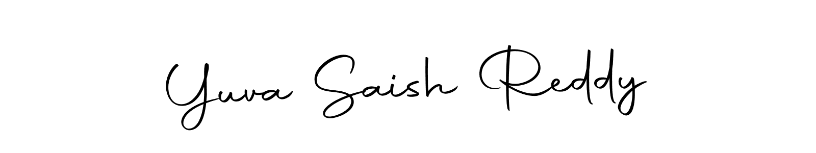 How to make Yuva Saish Reddy signature? Autography-DOLnW is a professional autograph style. Create handwritten signature for Yuva Saish Reddy name. Yuva Saish Reddy signature style 10 images and pictures png