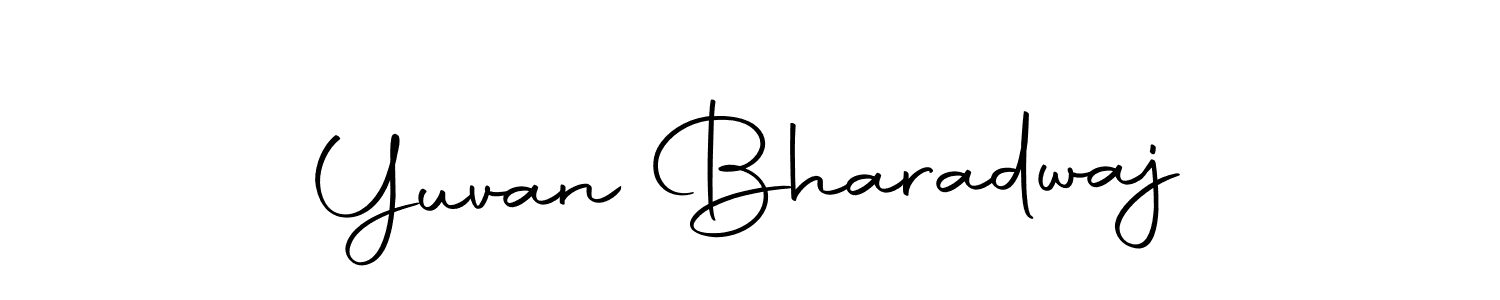 Create a beautiful signature design for name Yuvan Bharadwaj. With this signature (Autography-DOLnW) fonts, you can make a handwritten signature for free. Yuvan Bharadwaj signature style 10 images and pictures png